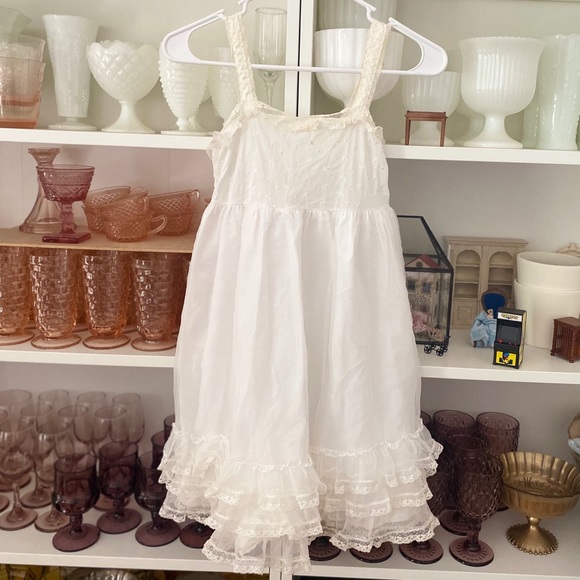 Her Majesty Other - Her Majesty Vintage White Slip Dress size 12